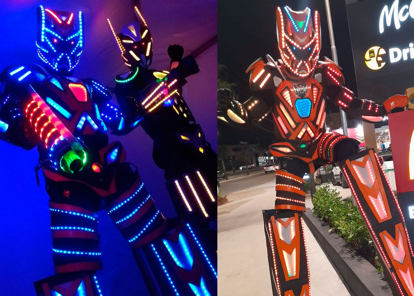 animação e personagens para eventos