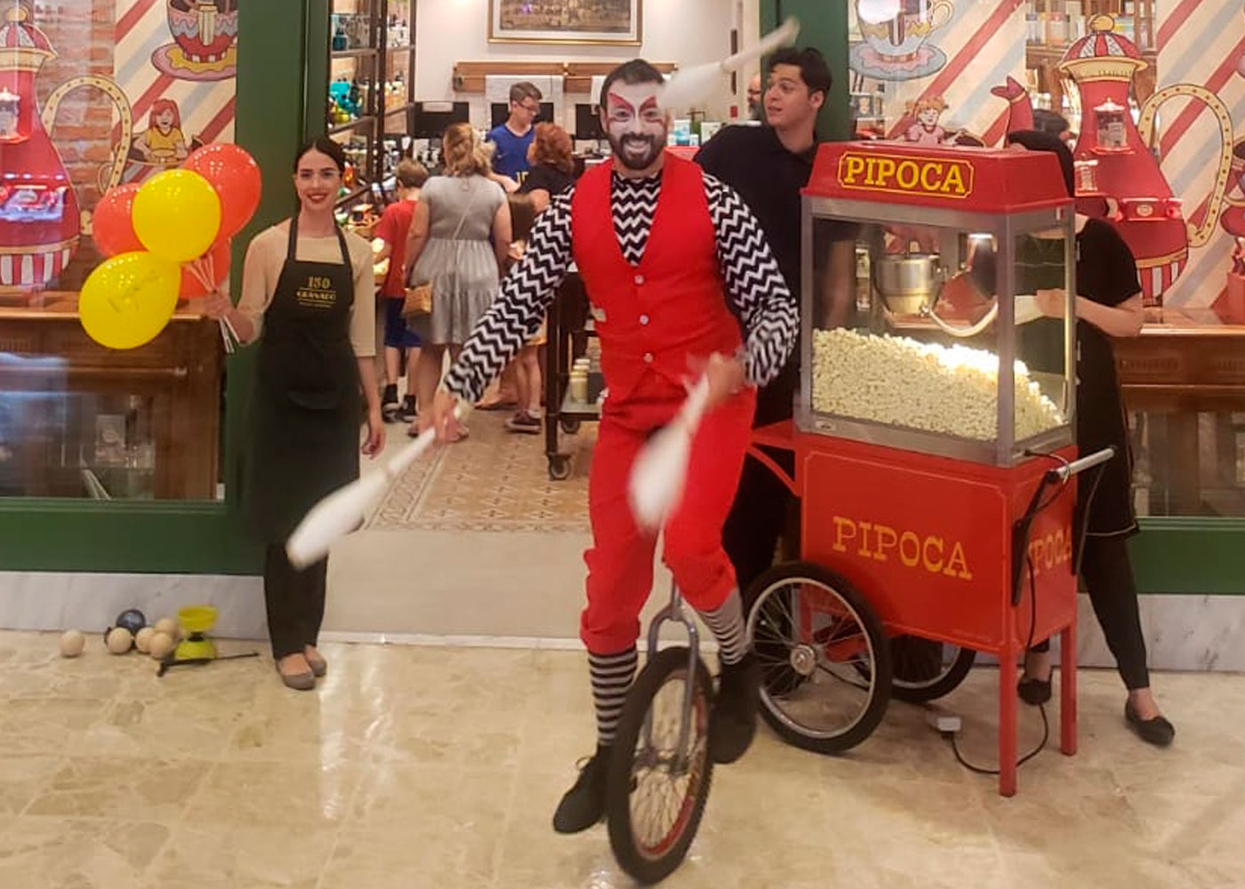 Malabaristas para eventos e festas
