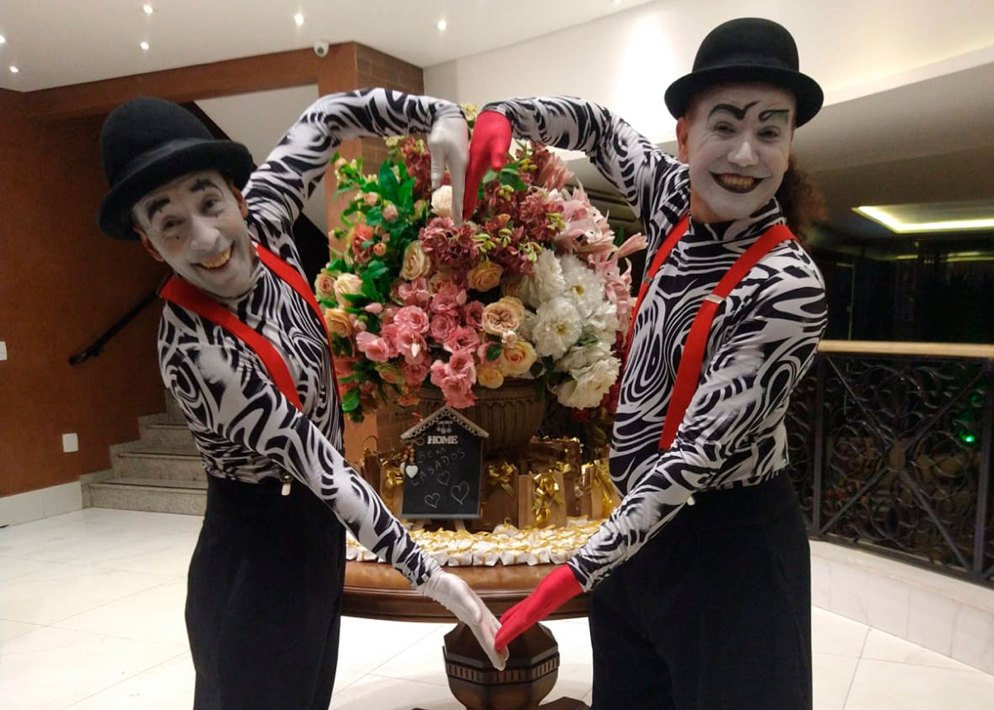 Mímicos para eventos e festas