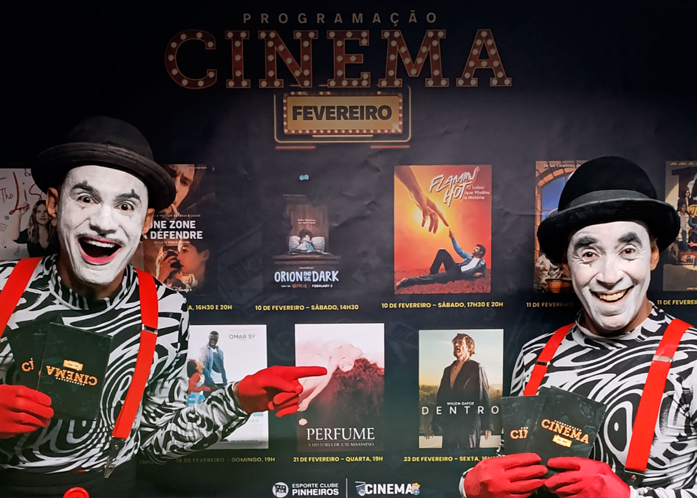 Mímicos para eventos e festas