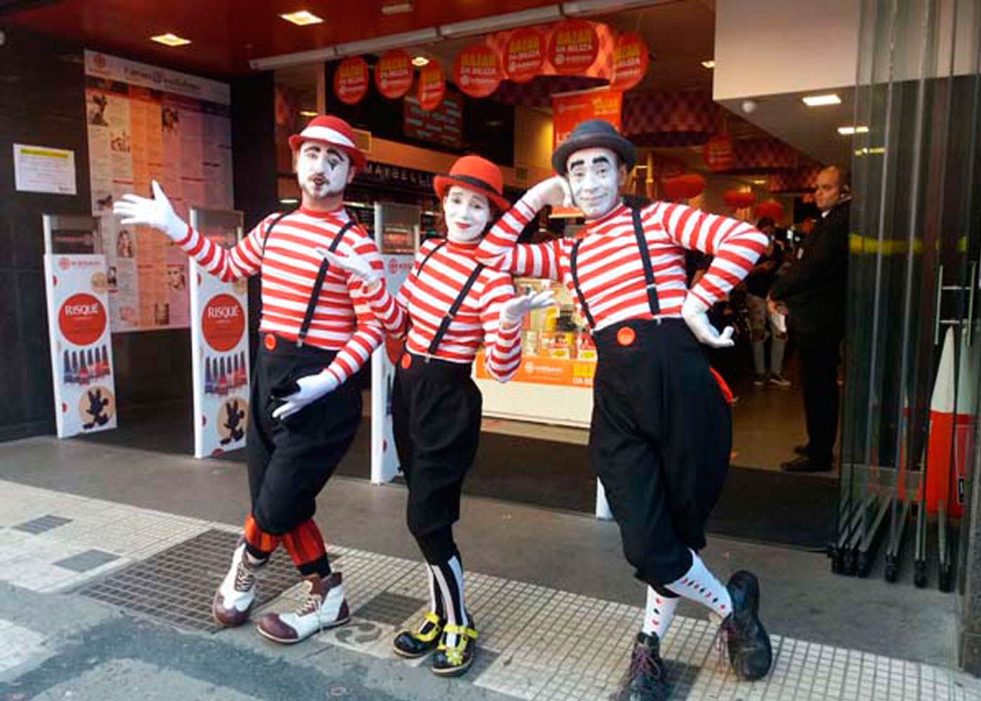 Mímicos para eventos e festas