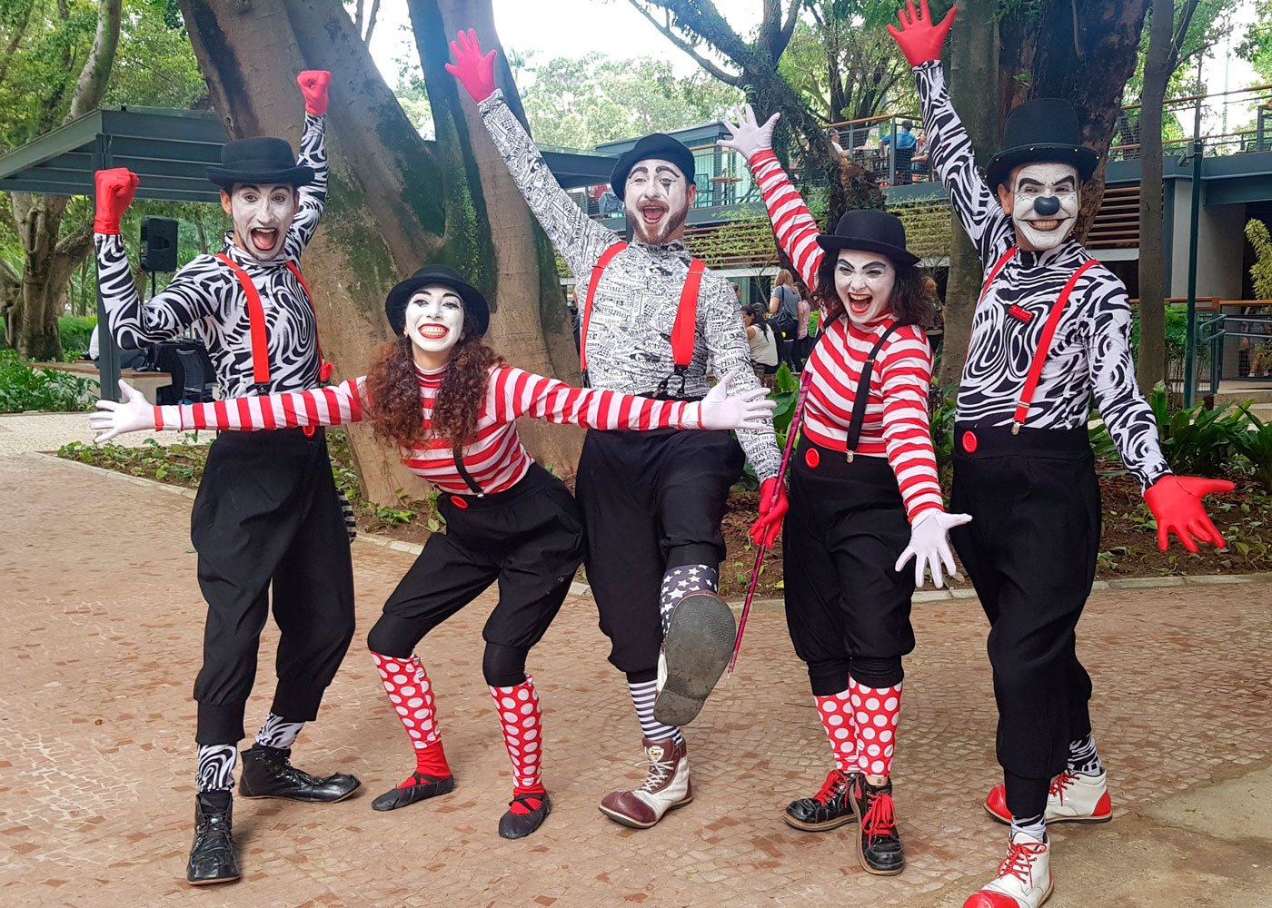 Mímicos para eventos e festas